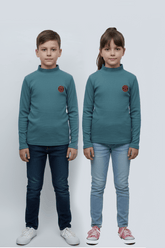 KIDS BASIC TURTLENECK SWEATER - Smgarment's